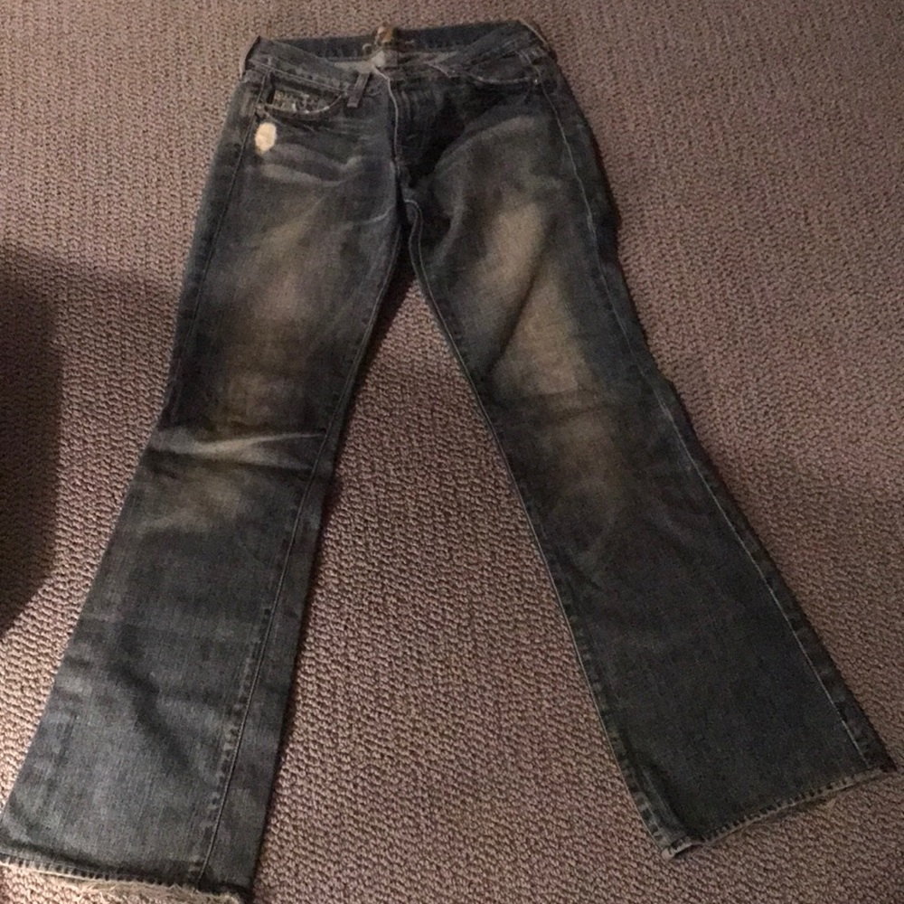 7 for all mankind distressed jeans